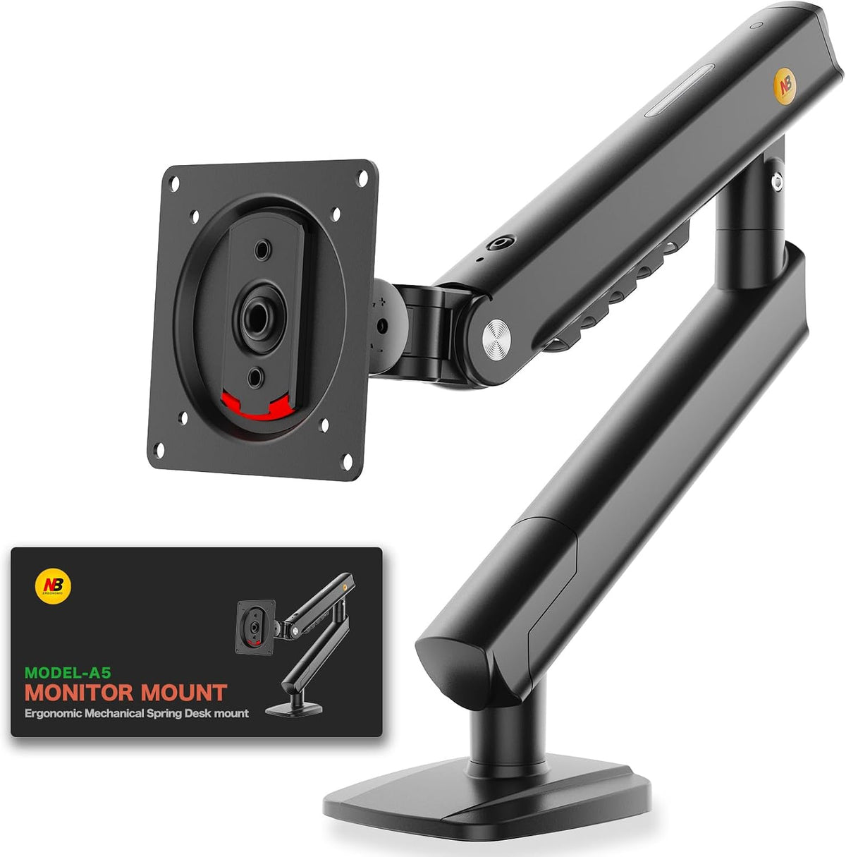 A5 モニターアーム シングル アーム型（17〜32インチ・耐荷重9kg）